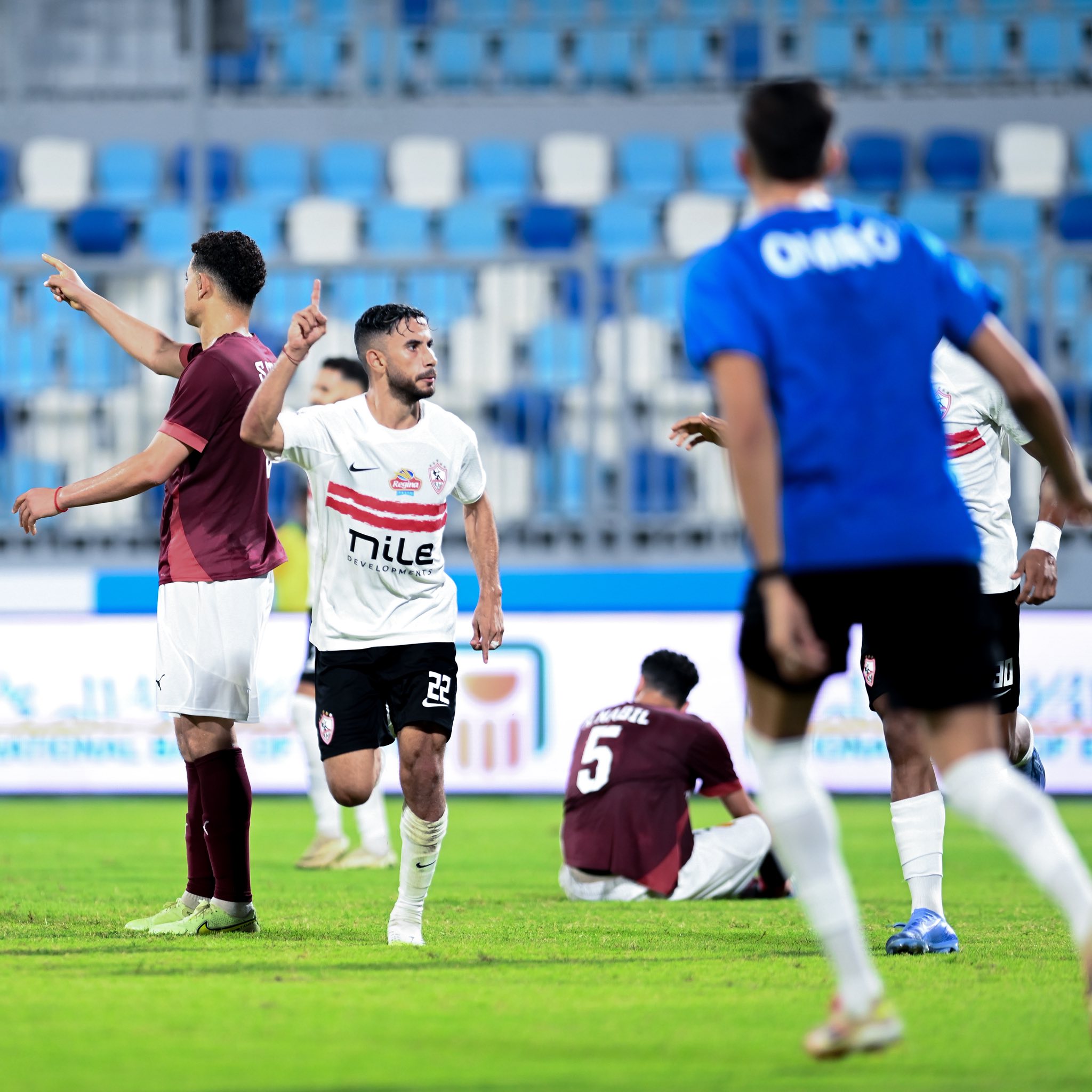 لقطات من فوز الزمالك على سيراميكا كليوباترا في الجولة الأولى بدوري نايل